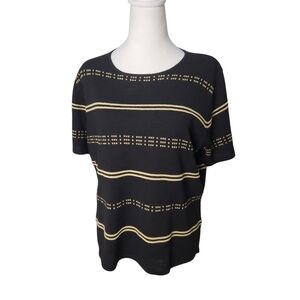 Norton McNaughton‎ Short Sleeve Sweater  Size Large